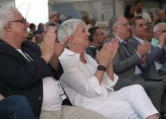 *Ο Κώστας Καλογερόπουλος στην έναρξη του Παγκοσμίου Πρωταθλήματος Ιστιοπλοΐας «ILCA 6 Master Worlds»**.